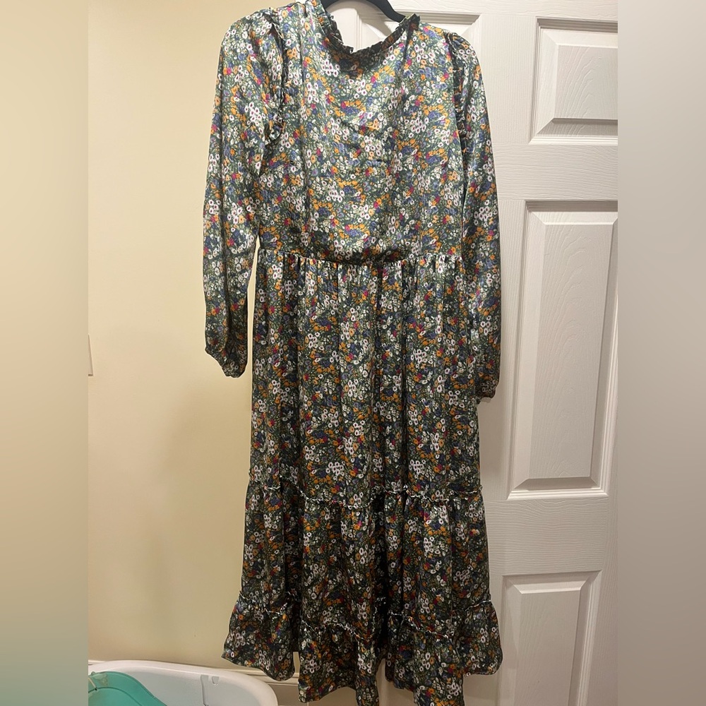Hyacinth House Holly Midi in green